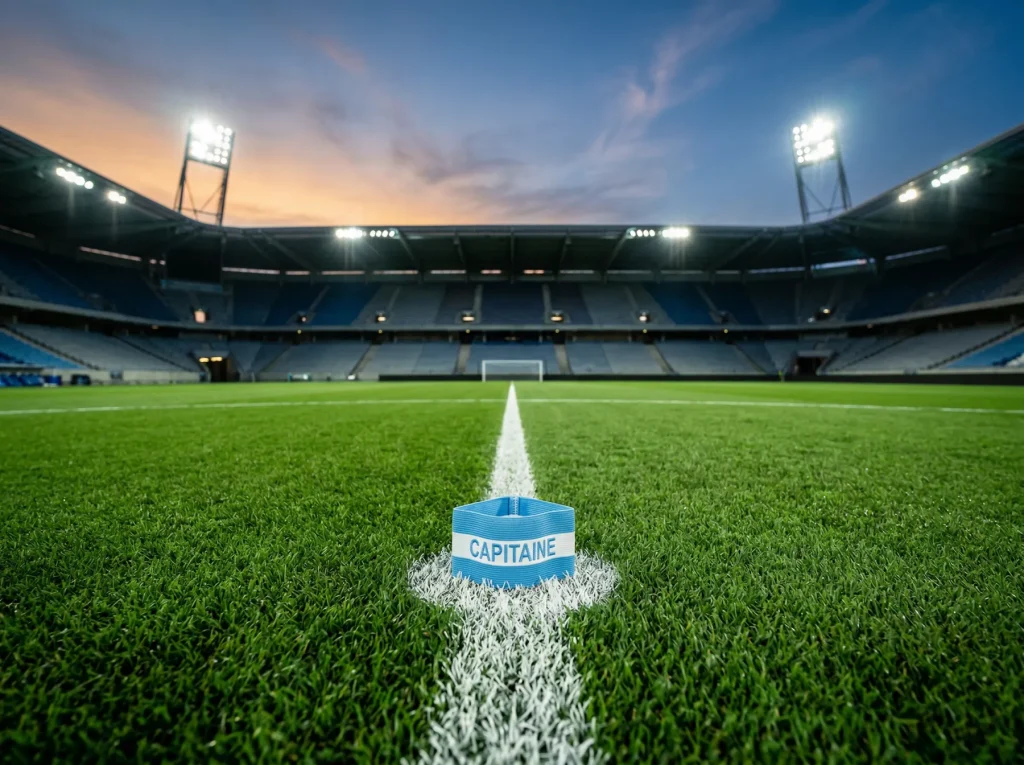 Terrain de football aux couleurs bleu ciel et blanc de la sélection argentine pour le Mondial 2026
