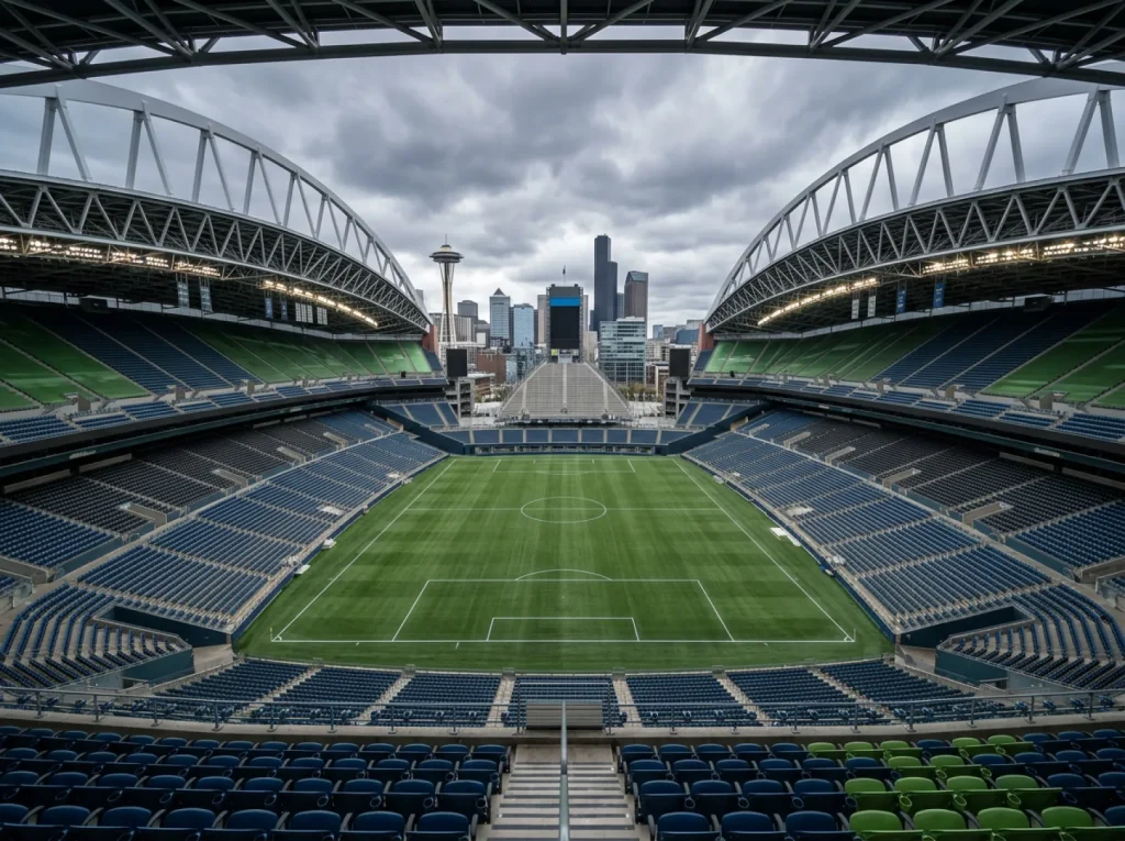 Le Lumen Field de Seattle, stade du premier match de la Belgique à la Coupe du Monde 2026